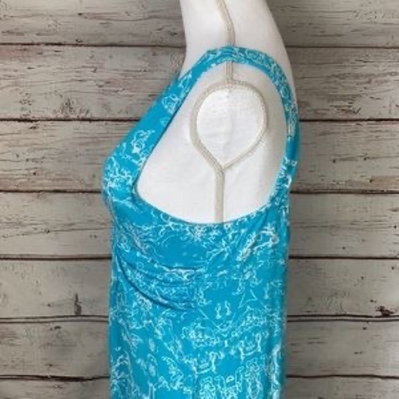 Soft Surroundings Turquoise Soft Jersey Maxi Dress. Size Small. - Picture 6 of 13